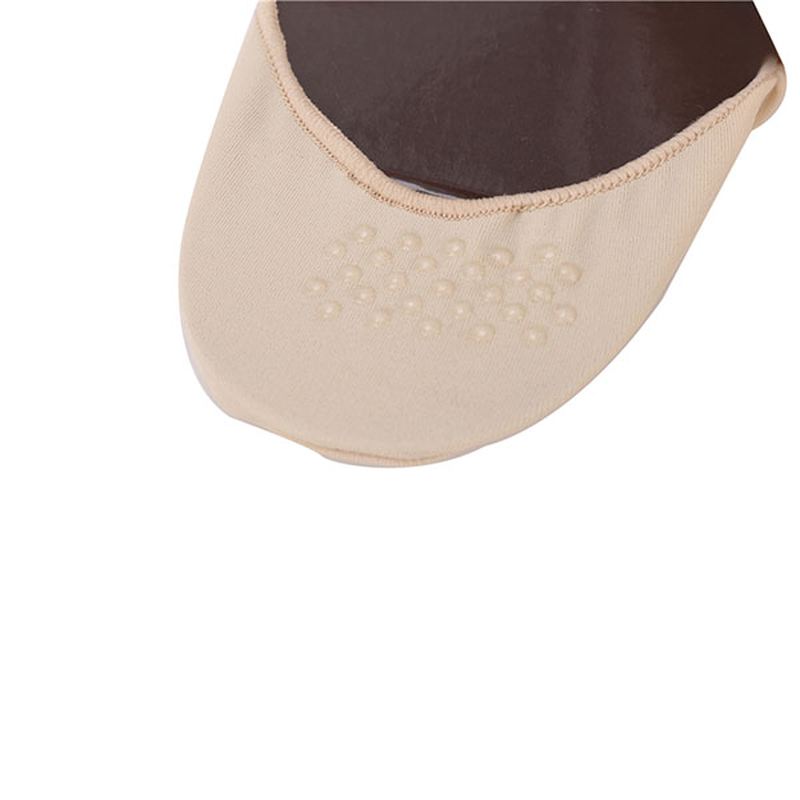 Kvinder Summer Empty Five Toe Anti-skridstrømper Soft Foot Cushion Sweat Invisible Sock