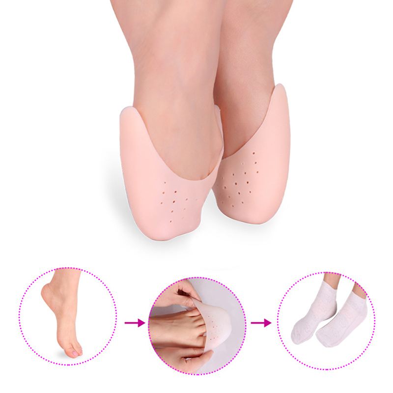 Silikone Ballet Toe Protection Sleeve Toe Set Sko Cover