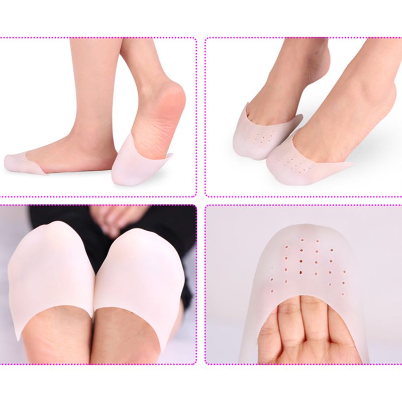 Silikone Ballet Toe Protection Sleeve Toe Set Sko Cover