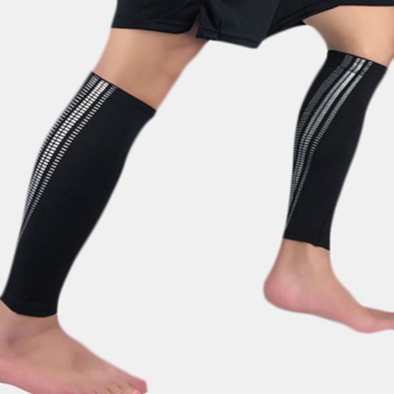 Sportsknæbeskyttere Strikket Åndbar Silikone Kompressions Leggings Sok Kompressionsstrømper