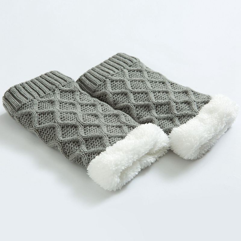 Unisex Vinterbenvarmer Thicken Fleece Liner Pads Sokker